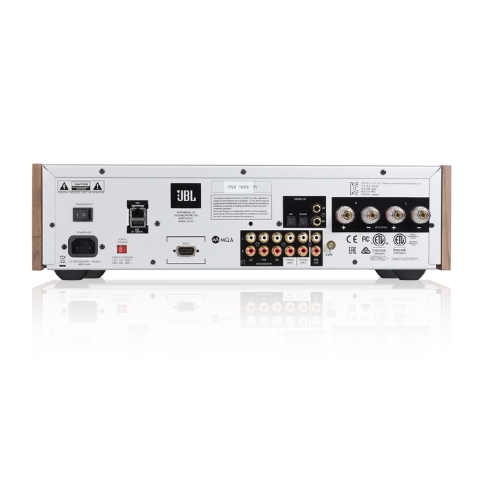 JBL SA750 - Walnut - Streaming Integrated Stereo Amplifier - Back image number null