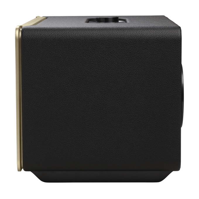 JBL Authentics 500 - Black - Hi-fidelity smart home speaker with Wi-Fi, Bluetooth and Voice Assistants with retro design. - Right image number null