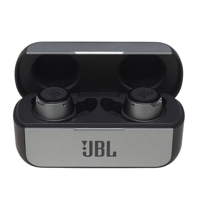 JBL Reflect Flow - Black - Waterproof true wireless sport earbuds - Hero image number null