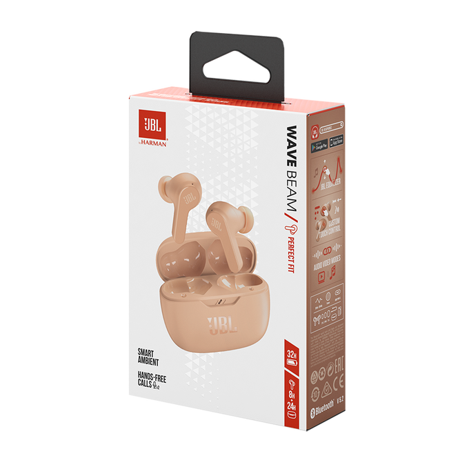 JBL Wave Beam - Beige - True wireless earbuds - Detailshot 15 image number null