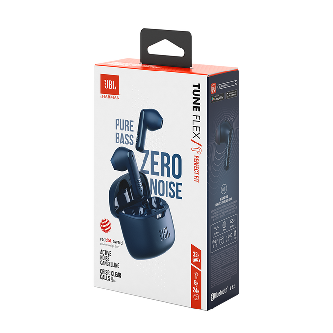 JBL Tune Flex - Blue - True wireless Noise Cancelling earbuds - Detailshot 10 image number null