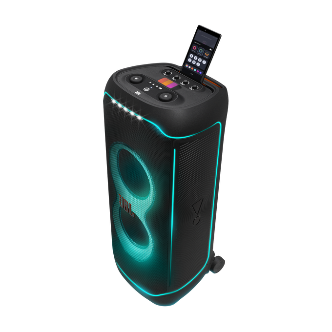 JBL PartyBox Ultimate - Black - Massive party speaker with powerful sound, multi-dimensional lightshow, and splashproof design. - Detailshot 4 image number null