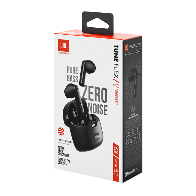 JBL Tune Flex - Black - True wireless Noise Cancelling earbuds - Detailshot 10 image number null