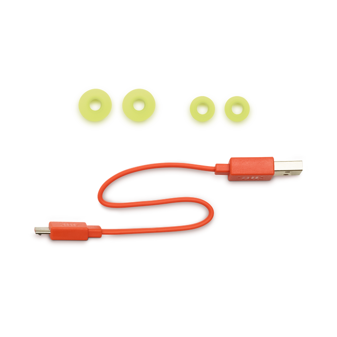 JBL Endurance RUNBT - Green - Sweatproof Wireless In-Ear Sport Headphones - Detailshot 4 image number null